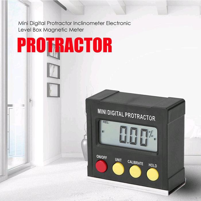 Jual inclinometer digital Alat ukur sudut slope kemiringan level box ...