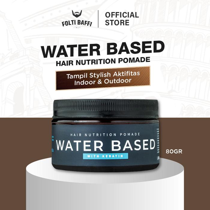 Gambar Folti Baffi Pomade Rambut Pria 80gr – Water Based 80 gr, Hasil Basah, Tidak Lengket & Mudah Dicuci dari Folti Baffi Official undefined Tokopedia