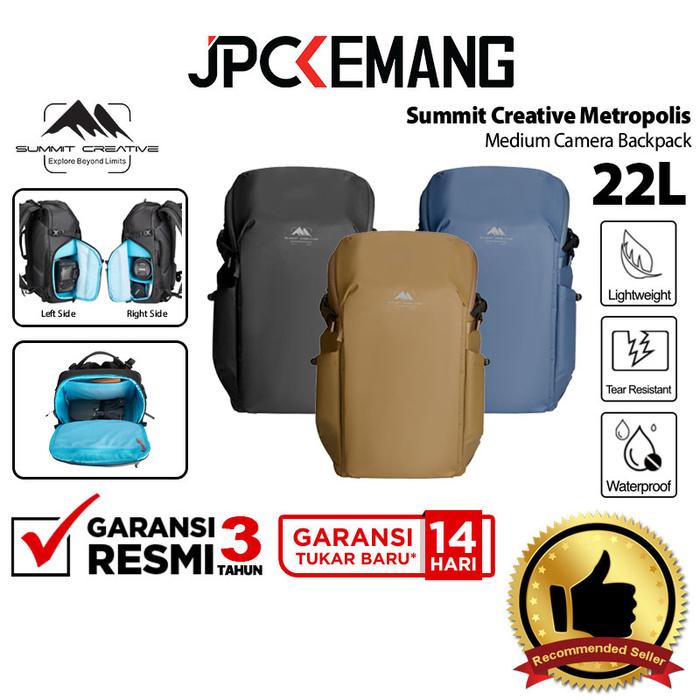 Promo Summit Creative Metropolis 22L Medium Camera Backpack Ransel