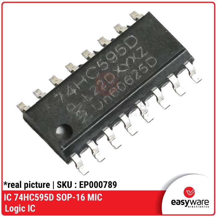 74hc595 Ic Module Jual IC 74HC595 SMD 74HC595D SOIC-16 Original ic shift register NXP ...