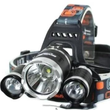 Gambar ALLIANCE Head Lamp Adjustable Rechargeable 5 Led Headlamp Flashlight  Head Light Waterproof Led Mini Blue Charger senter kepala - 3 LED dari AllianceOfficialStore undefined Tokopedia