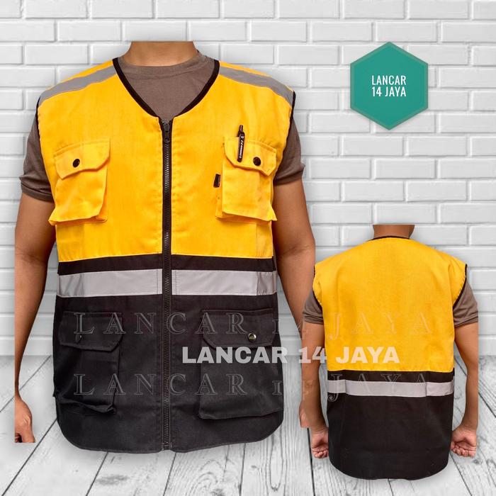 Promo Rompi Proyek K3 - Rompi Safety - Rompi Tambang - Rompi Kain ...