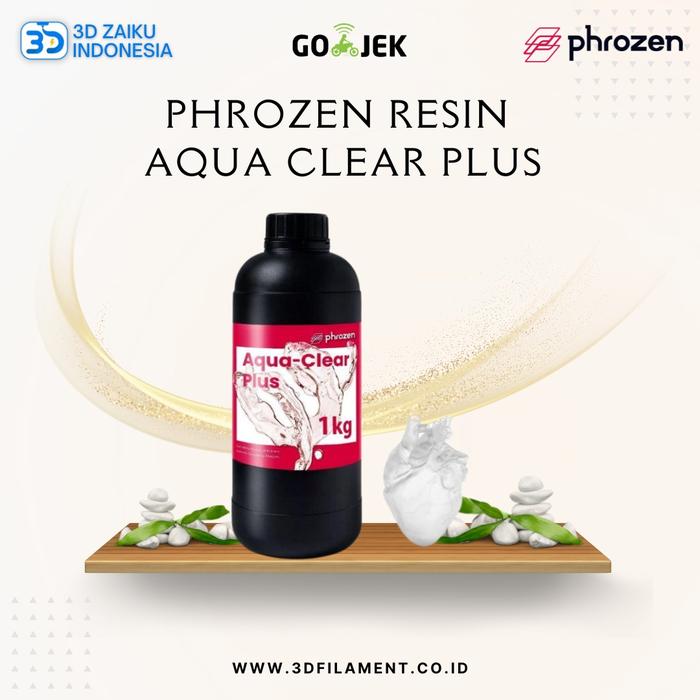 Gambar Original Phrozen Aqua Clear Plus 3D Printing Resin High Transparency dari 3D Zaiku Indonesia undefined Tokopedia