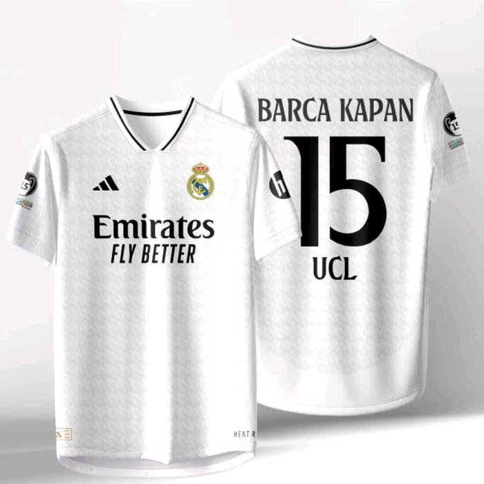 Gambar jersey bola real madrid barca kapan 15 ucl Fullprinting - Anak, S dari Sportswear king2 undefined Tokopedia