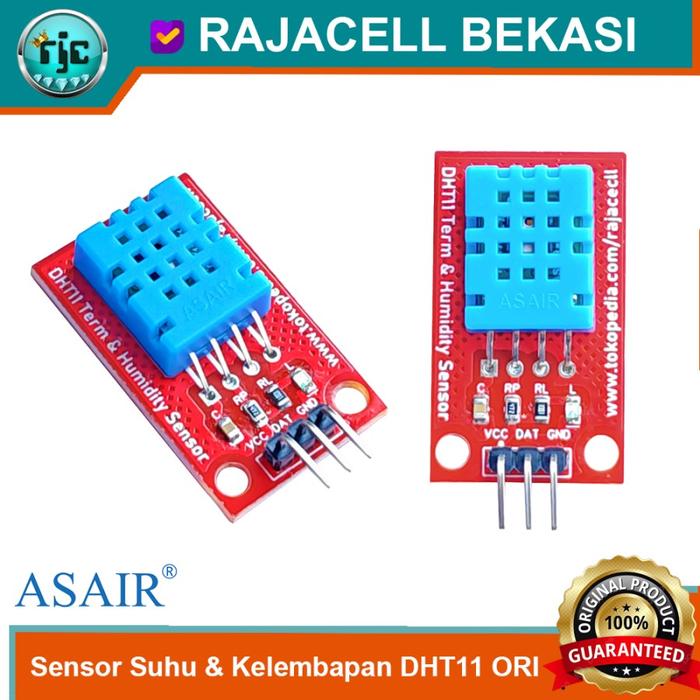 Gambar Module DHT11 DHT22 Original ASAIR Sensor Suhu dan Kelembapan Udara - DHT11 dari Arduino Store undefined Tokopedia