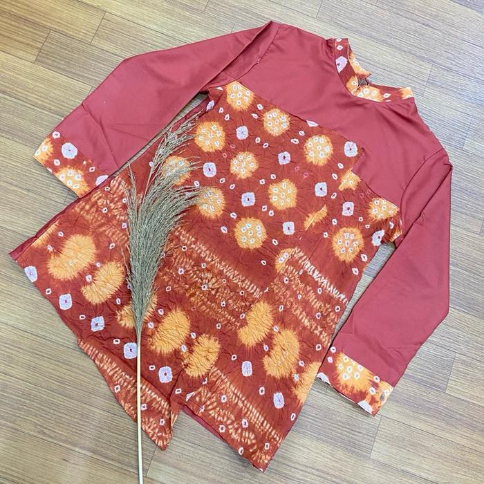 Gambar TUNIK YASMIN JUMPUTAN BATIK HANDMADE PALEMBANG - TY 1, M dari GallerySriwijaya undefined Tokopedia
