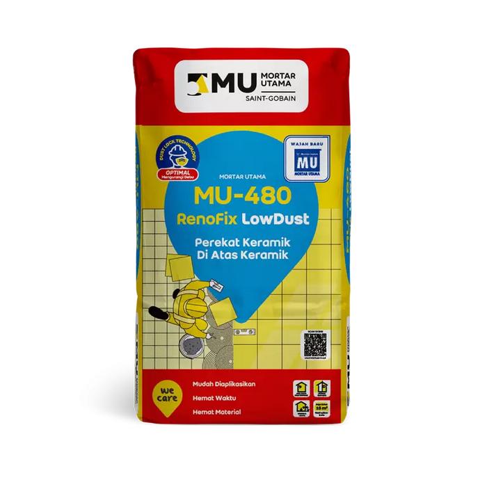 Gambar SEMEN PEREKAT KERAMIK DIATAS KERAMIK MU480 RENOFIK 25kg - 1sak MU480 dari CAHAYA ABADI JKT undefined Tokopedia