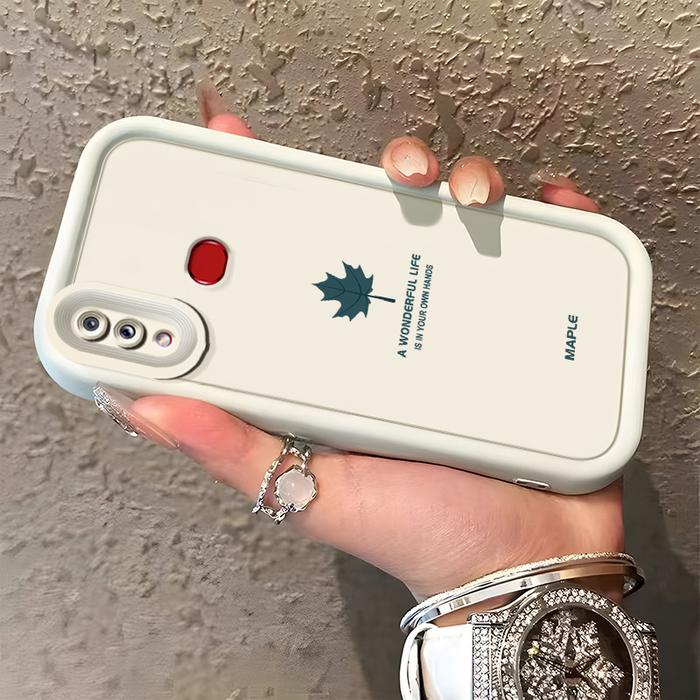 Gambar Casing Hp Untuk Samsung Galaxy A10s M01s Case HP pola daun maple Cesing Casing sederhana Kesing Silikon lunak Kasing baru Softcase - Gaya1, Samsung A10s/M01s dari Mnnicase undefined Tokopedia