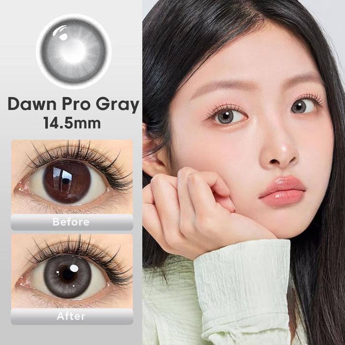 Gambar 【2025 New】Mysticeyes Softlens Mia Series Grey 14.0-14.2mm Use 6 Months - Dawn Pro Gray dari Mystic Eyes ID Shop undefined Tokopedia