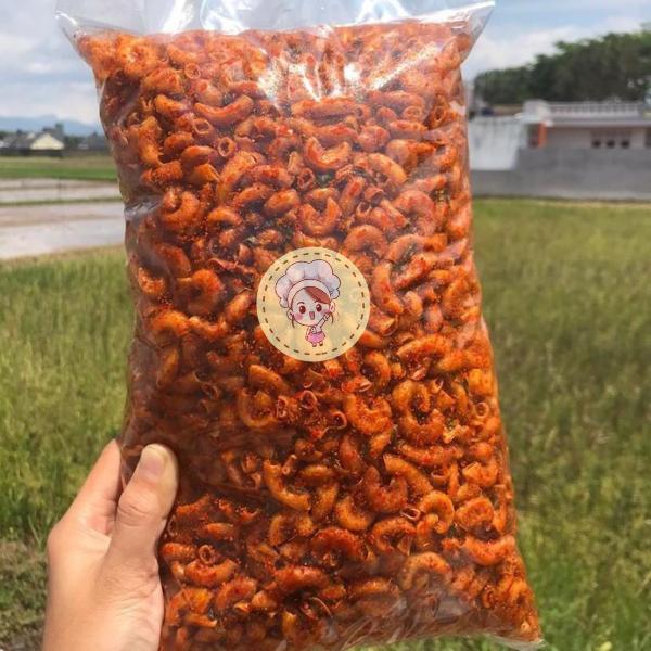 Gambar 500 gr Makaroni Cikruh Daun Jeruk - Tidak Keras - Original dari CEMILAN SARTIKA undefined Tokopedia