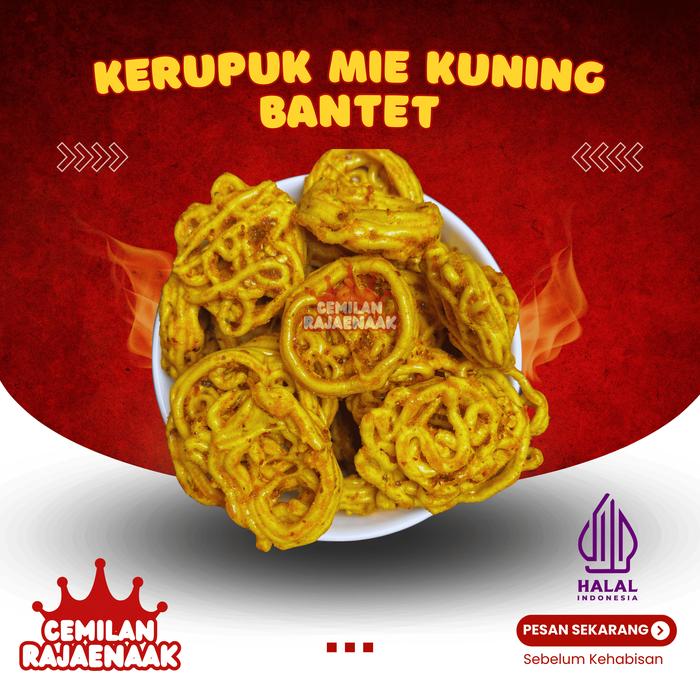Gambar Raja Enaak - 1Kg Kerupuk Seblak Mie Kuning Bantet Bumbu Rempah Pedas Seblak Kering 1000Gram - Pedas 1Kg dari Cemilan Raja Enaak undefined Tokopedia