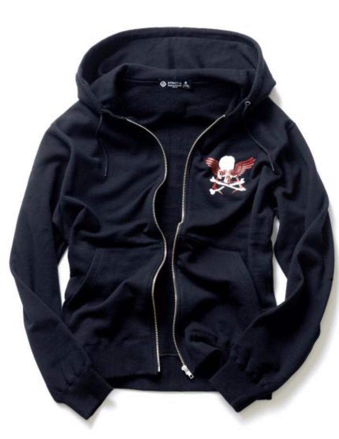 【mastermind JAPAN x STRICT-G】ZIP HOODIE ジップパーカー 黒L Jual Mastermind Japan x Strict G Zip Up Hoodie - Kota