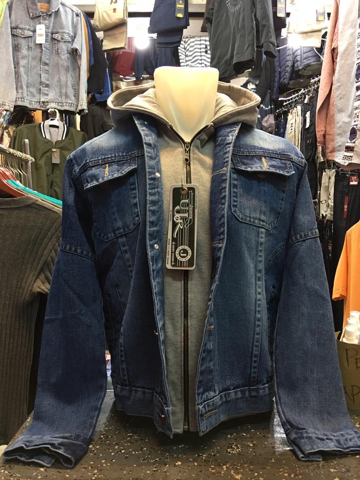 Jual Jeans Jacket With Hoodie - Kota 
