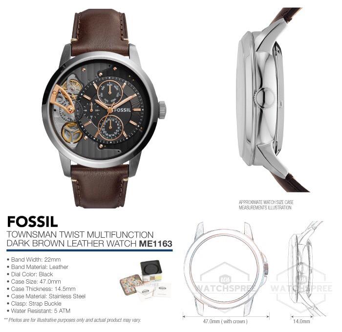Jual Jam Tangan Pria Merk Fossil ME1163 