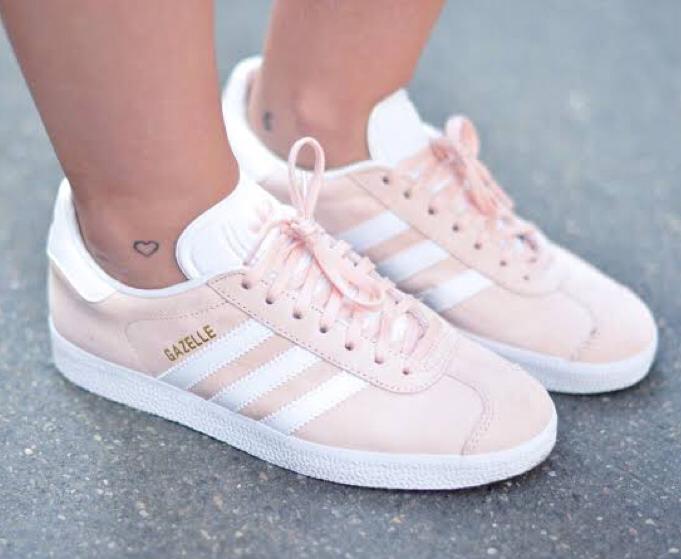 Jual Adidas Gazelle Blush Pink Sneakers 