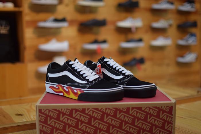vans flame cut