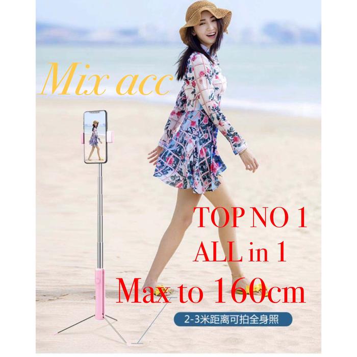 Gambar Tongsis Bluetooth A17 / Tripod HP Handphone SELFIE STICK A17 dari Mix acc88 undefined Tokopedia