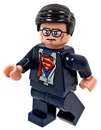 LEGO Super Heroes Clark Kent Minifigure Superman DC Batman 2 sh0083 5002202 Used