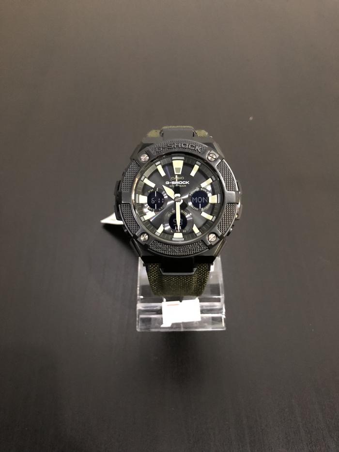 Jual Casio Gshock Gsteel GST S130BC-1A3 Cordura Strap, ToughSolar