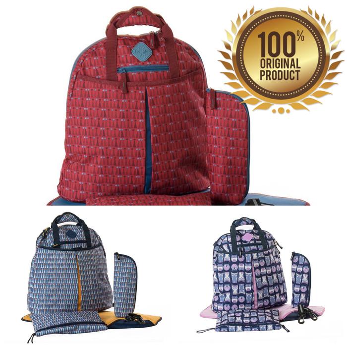 Gambar Okiedog Freckles Travel Diaper Backpack - Tas Popok - NEW & ORIGINAL dari wsamoen undefined Tokopedia