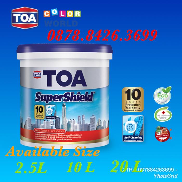 Gambar Cat Tembok TOA SuperShield Exterior Semi Gloss (Tinting) dari Citra Homedepo undefined Tokopedia