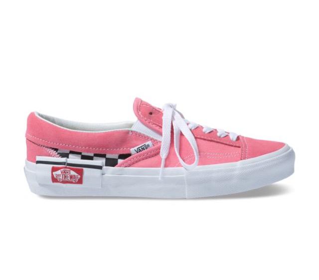 pink van slip ons