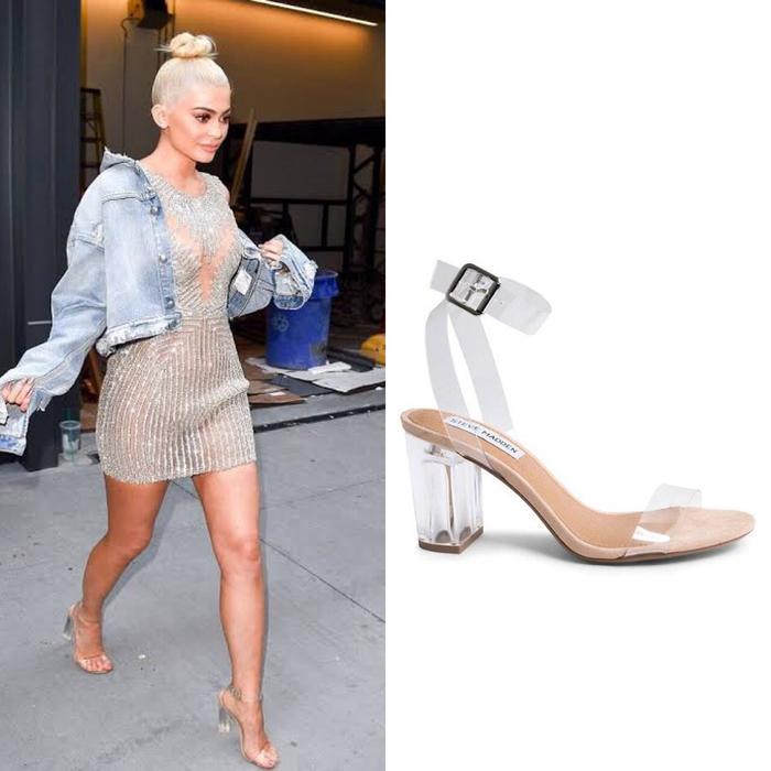 Jual Steve Madden Clear Block Heels as 