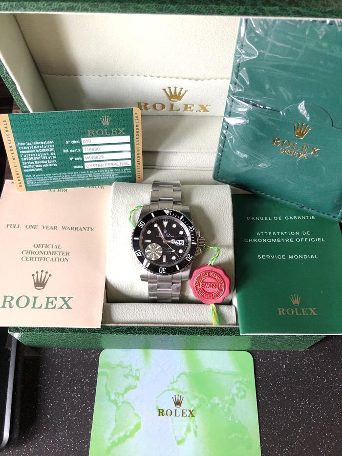 Jual Jam Pria Rolex Submariner Black 