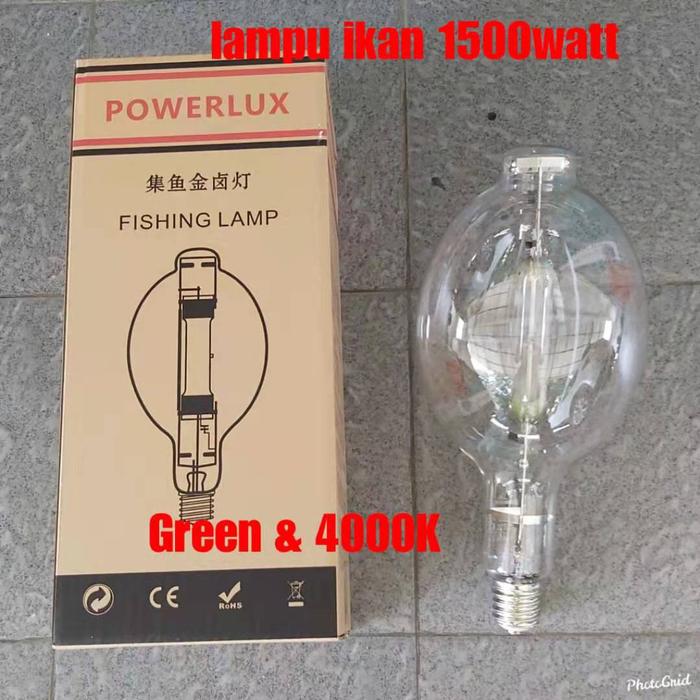 Gambar Powerlux Lampu Cumi Fishing Lamp Halogen 1500 Watt dari CV. Sumber Cahaya Baru undefined Tokopedia