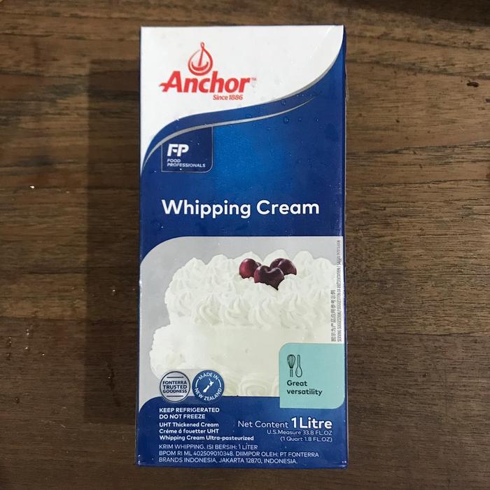 Gambar GOSEND ONLY - Anchor Whipping Cream / Whip Cream 1liter dari Baking Store undefined Tokopedia