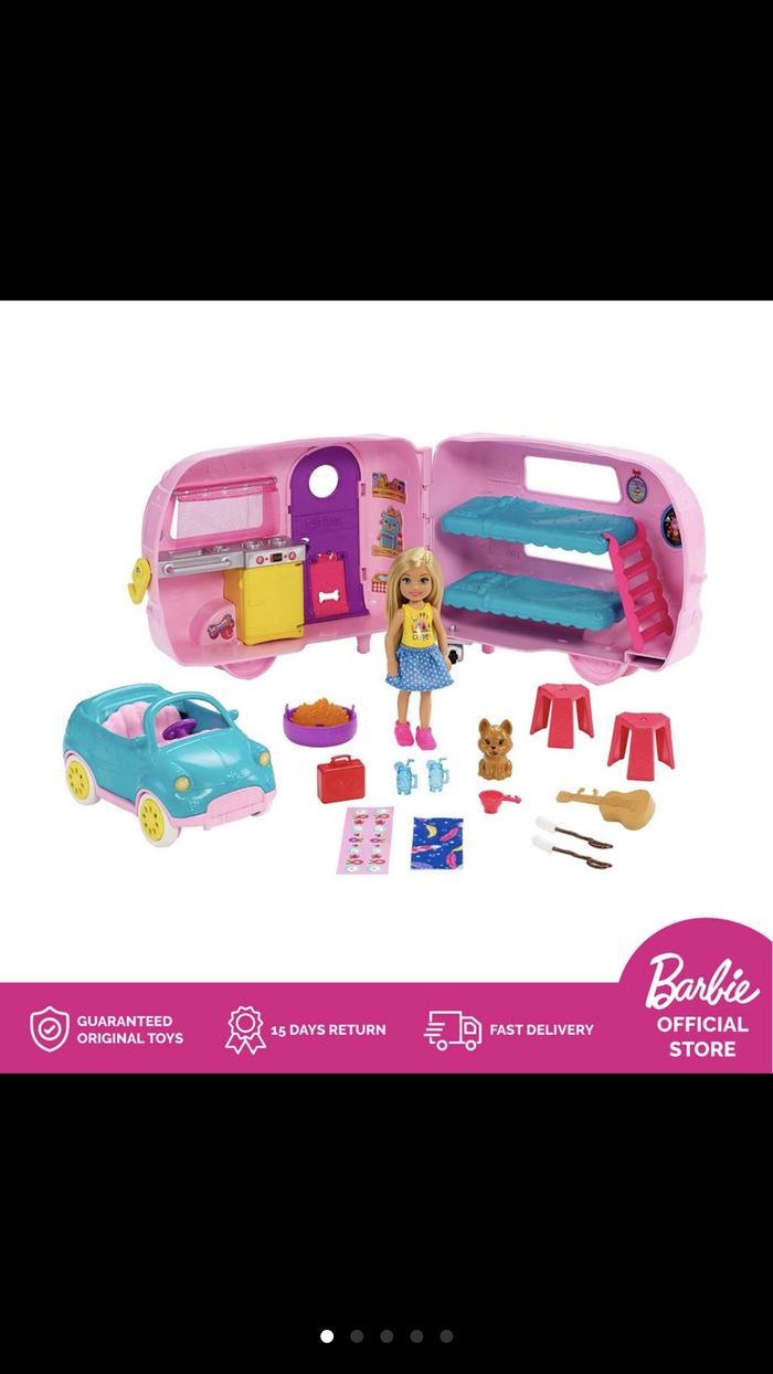 Barbie Chelsea Camper Mainan Boneka Anak Perempuan di Wikabo Sinar  Tokopedia