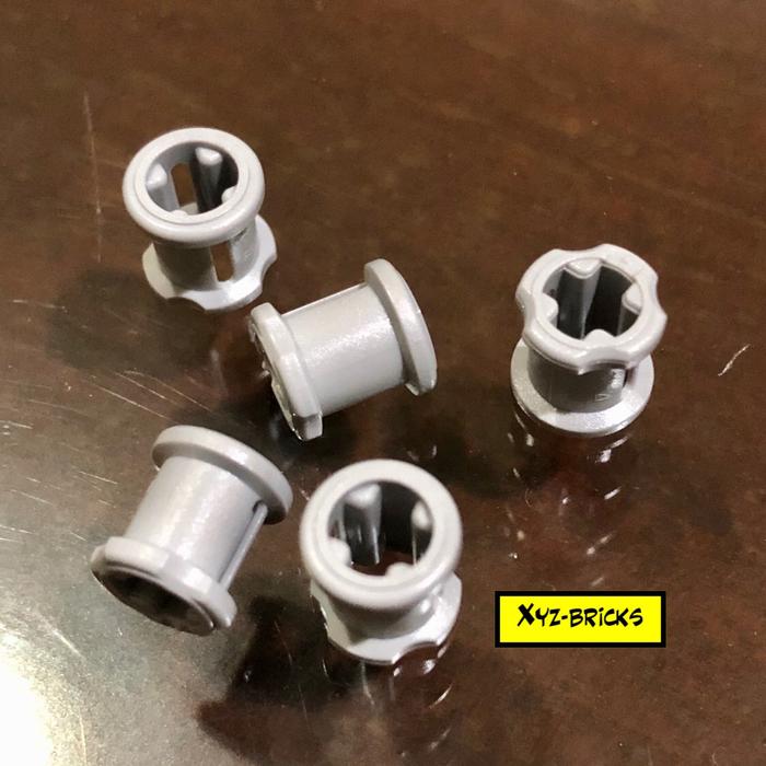 Gambar LEGO PARTS 6275844 - Technic Bush for Cross Axle Medium Stone Grey LBG dari XYZ Bricks undefined Tokopedia