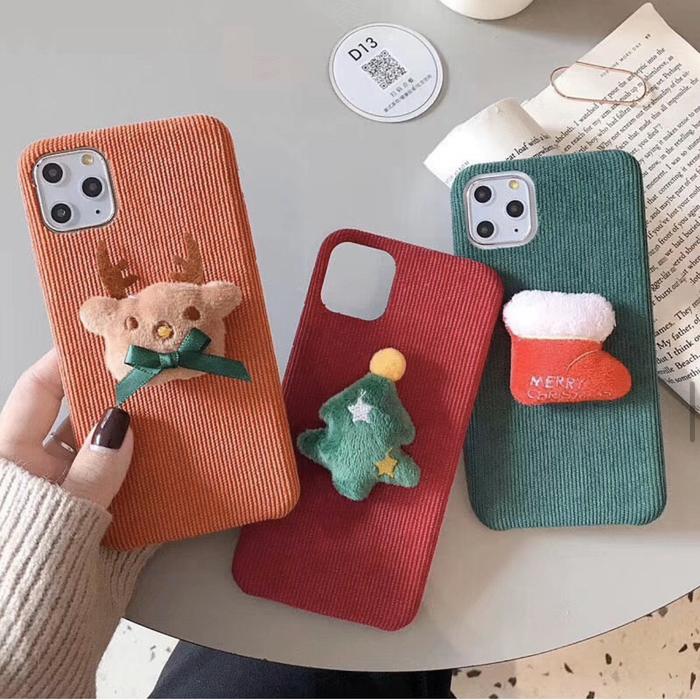 Jual Christmas Doll Case iphone 7+/8+/x/xs/xsmax/xR/11/11Pro