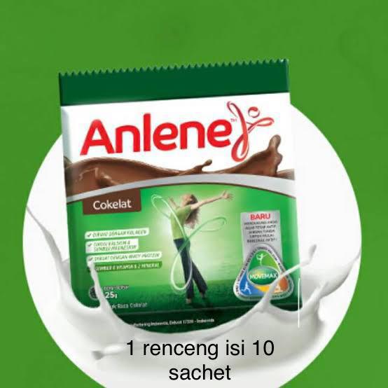 Gambar Anlene Rasa Coklat ( 1 renceng isi 10 sachet ) dari Toko Atong Grosir undefined Tokopedia