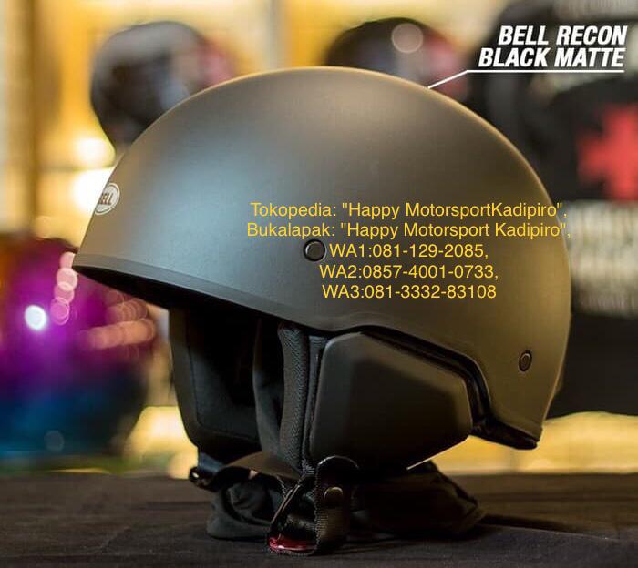Jual Helm halfface merk BELL original USA seri Recon Black matt M L XL XXL  - Kab. Bantul - Happy MotorsportKadipiro | Tokopedia