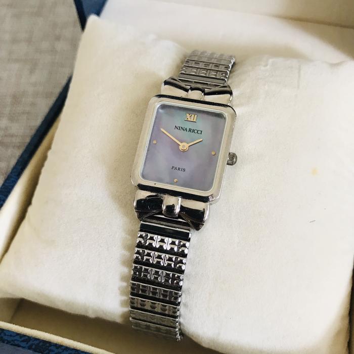 Jual NINA RICCI Paris D 950 Swiss Made Original White Gold Plated Luxury -  Jakarta Timur - Rick's Watch Shop | Tokopedia