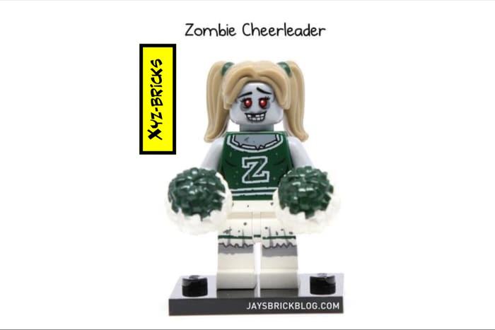 Gambar LEGO S14 Minifigures No. 8 - Zombie Cheerleader dari XYZ Bricks undefined Tokopedia