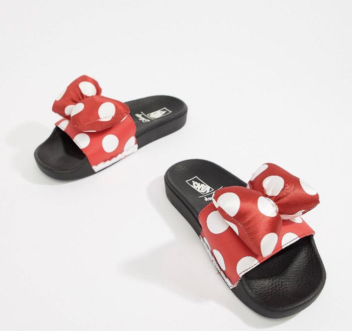 vans minnie slides