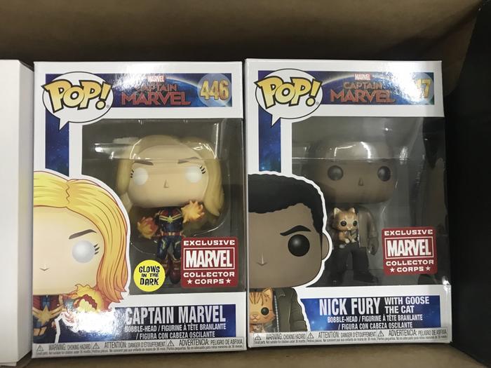Jual Funko Exclusive Marvel Collector Corps -Captain Marvel Nick