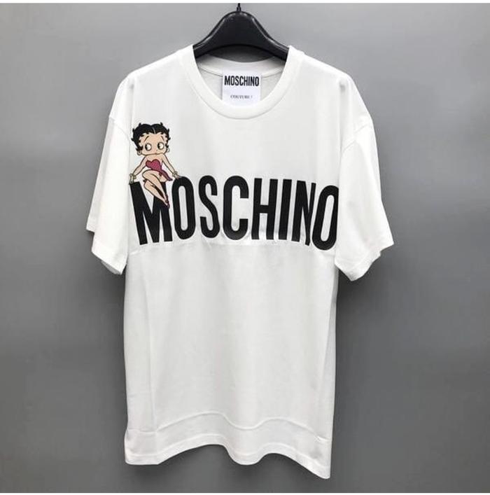 Jual Moschino T-Shirt White Betty Boop 