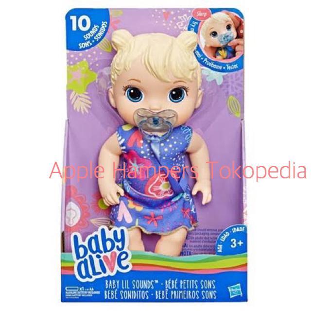 Jual Baby Alive Baby Lil Sounds Boneka 