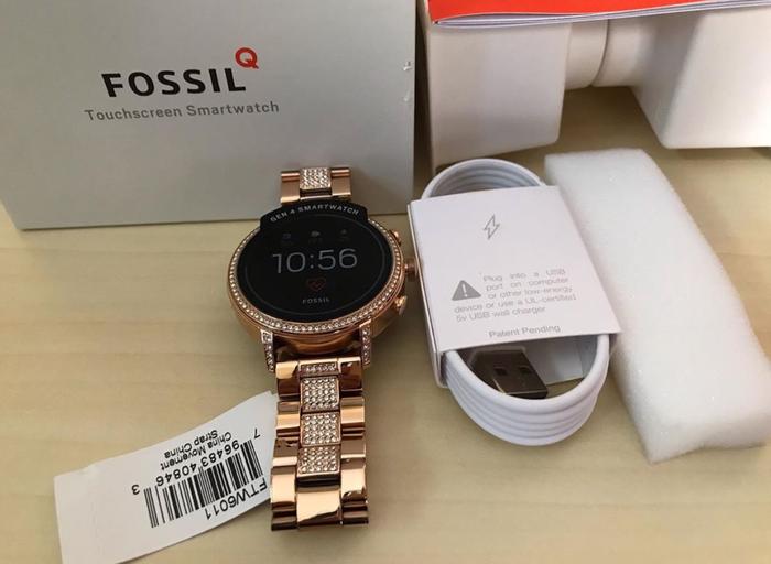 fossil gen 4 smartwatch venture hr rose gold