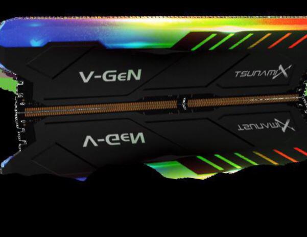 Jual RAM DDR4 V-GeN TSUNAMI X 8GB 3000MHz CL15 (2X4GB) RGB OC