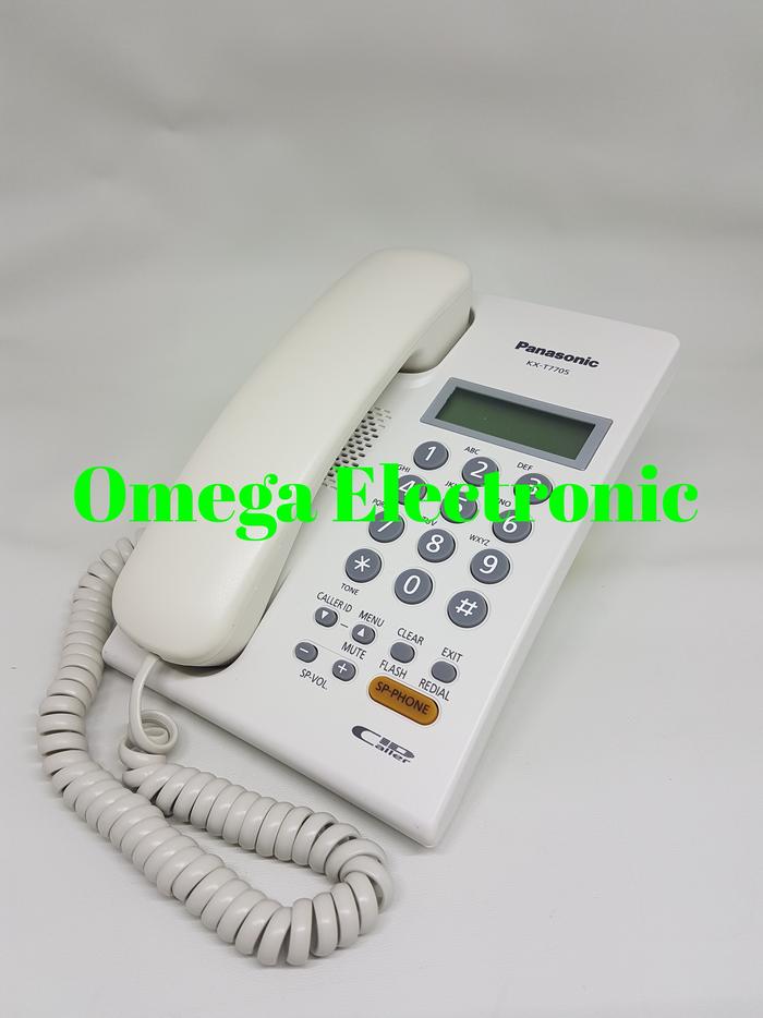 Jual Panasonic Kx T7705 Telepon Rumah Kantor Single Line Telpon Speaker Jakarta Utara Omega Electronic Tokopedia