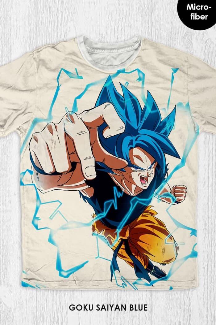Jual Baju Full Print Dragon Ball size anak size L dewasa - Main Image