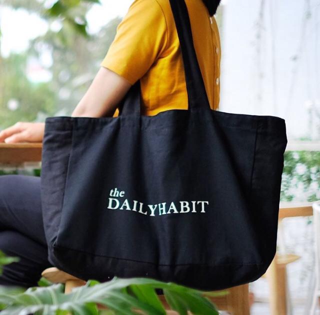 Jual Reuseable grocery shopping bag BLACK Tas belanja Kota