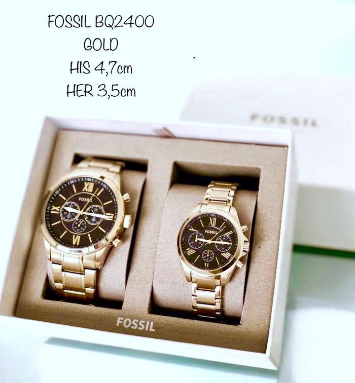 Jual Fossil Watch Couple BQ2400 - Kota Tangerang Selatan - ID.Branded Stuff  | Tokopedia