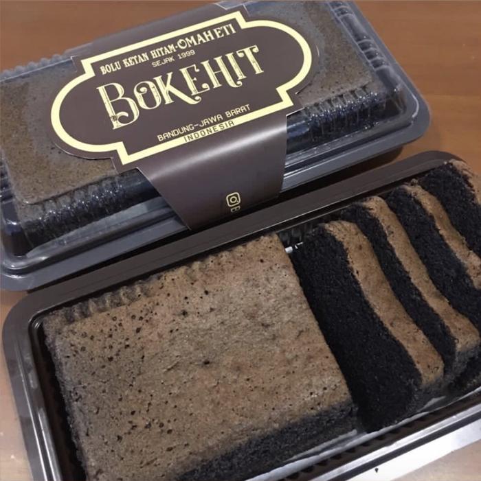 Jual Bokehit Bolu Ketan Hitam Omah Eti Kota Bandung Mamri Store Tokopedia