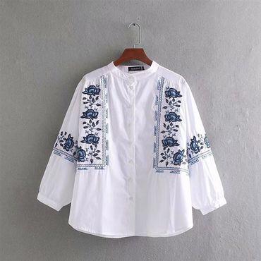 Jual 26613 White Blue Stitch 