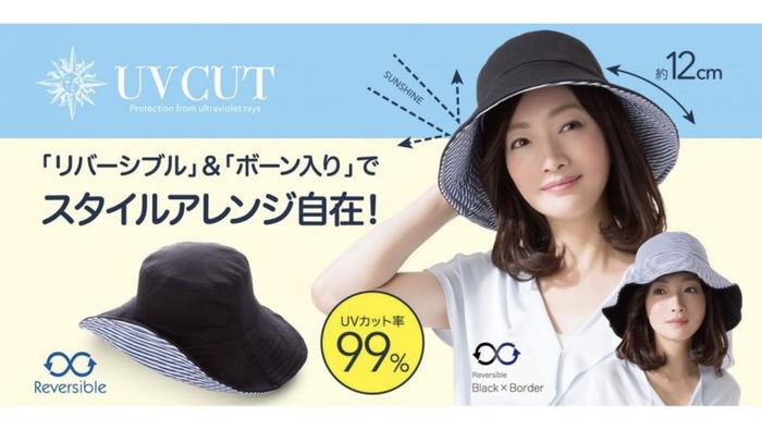 Jual Topi UV Cut Jepang Warna Navy Blue 